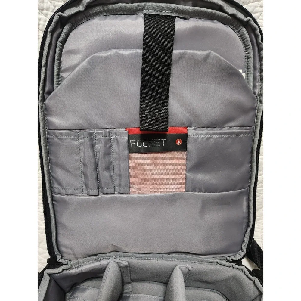 Manfrotto DSLR Camera Lens Backpack‎ Veloce V Tripod laptop (Black)